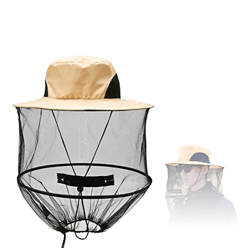 Proberos Sun Hat for Men Women with Detachable Mesh Face Cover, Multi-Function Wide Brim Summer Sun Cap with Mosquito Proof Net Bucket, Foldable Bucket Hat for Fishing, Farming, Beekeeper Pick Honey Proberos Sun Hat for Men Women with Detachable Mesh Face Cover, Multi-Function Wide Brim Summer Sun Cap with Mosquito Proof Net Bucket, Foldable Bucket Hat for Fishing, Farming, Beekeeper Pick Honey